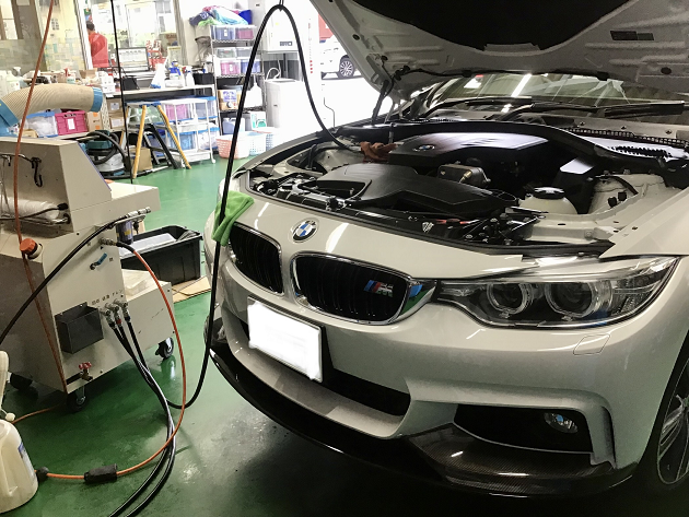 BMW クーペ Mシリーズ TEREXSエンジン内部洗浄 + オイル交換