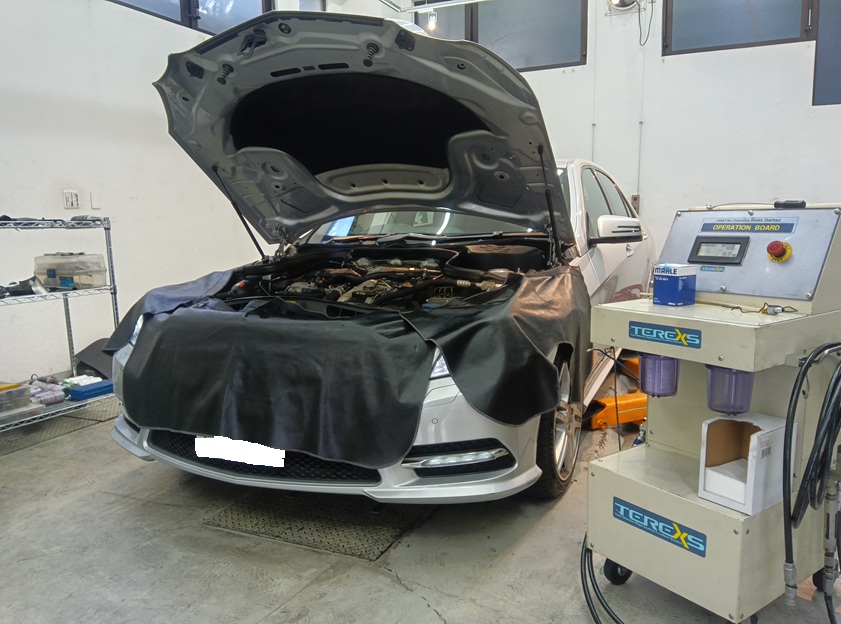 メルセデスベンツ W212 E350 ブルーテック DPF詰まりの原因って？ エラー消去しても直ぐに点灯。 対処法って？