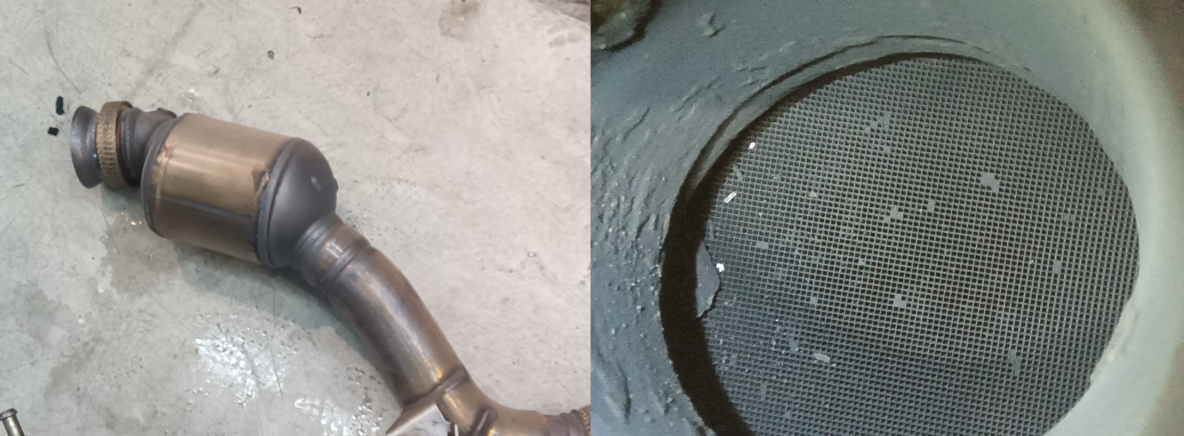 メルセデス ベンツ V220d DPF (パティキュレートフィルタ―）の詰まりの対処法って？ 高額な純正新品に交換ではなく洗浄対応も可能です。