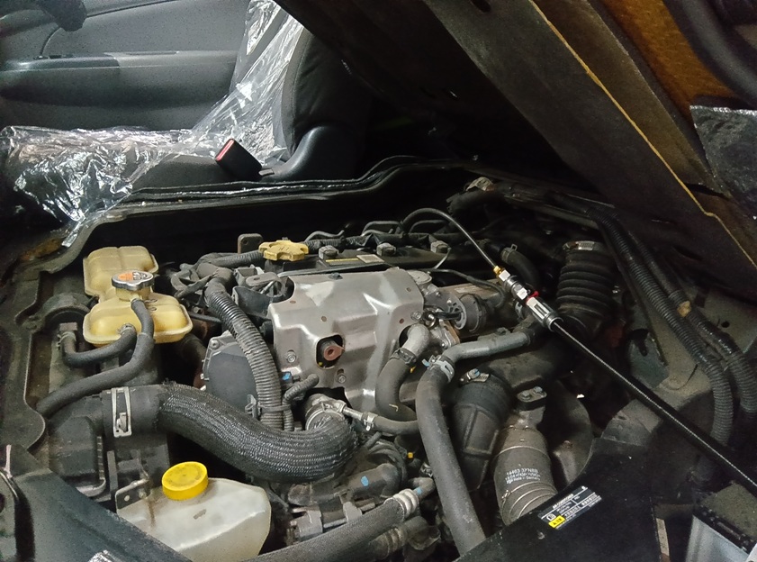 日産 キャラバン E26 エンジン内部洗浄でDPFの詰まり抑止になる？ エンジン内部奇麗だと煤が低減してDPF詰まり予防策には効果絶大！ 奇麗になったエンジンで環境対策と気持ち良い走りに。