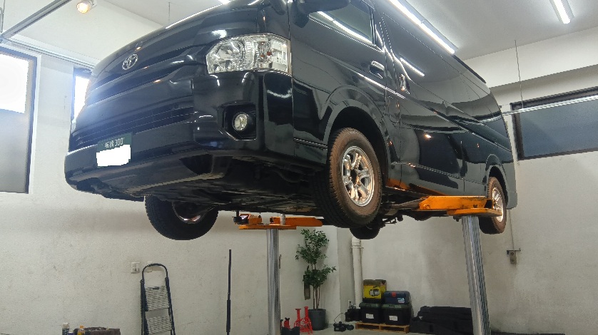 トヨタ ハイエース 1KD リビルトDPF交換＆エンジン内部洗浄 エラーPM過堆積 チェックランプ点灯 DPFランプ点滅 手動再生不可 PM強制燃焼