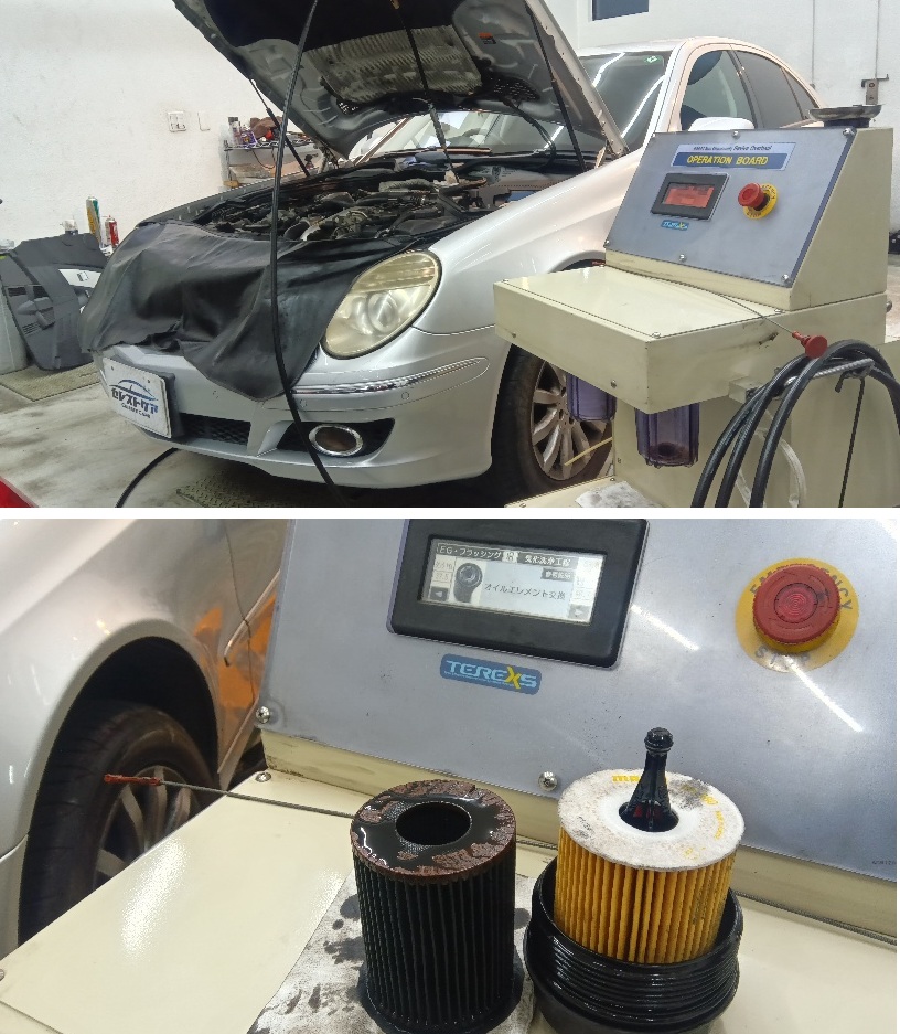 メルセデス ベンツ W211 Eクラス  ディーゼル DPF詰まり エラー