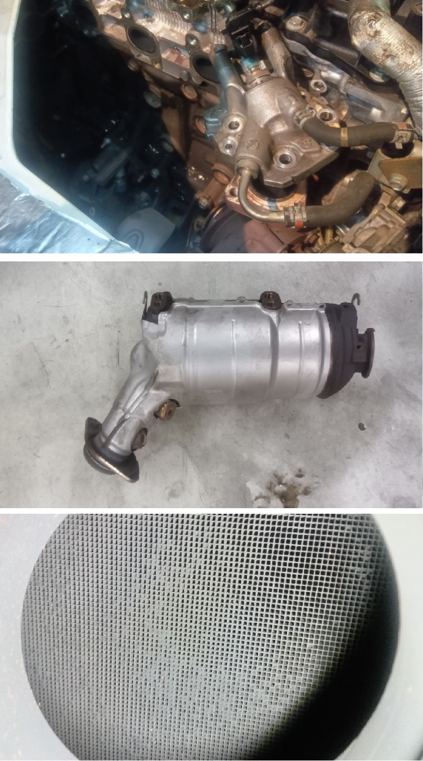 トヨタ ハイエース 1GD セレストケアDPF＆エンジン内部洗浄 DPR DPF 詰まり チェックランプ点灯 DPFランプ点滅 手動再生不可 PM強制燃焼
